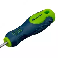   Отвертка  SL3 х 80 мм  CrV  двухкомпонентная рукоятка Сибртех