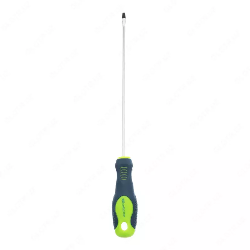  Отвертка  SL3 х 150 мм  CrV  двухкомпонентная рукоятка Сибртех - 