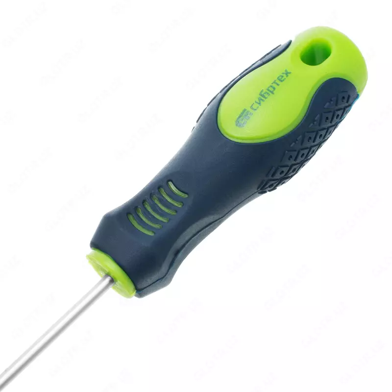  Отвертка  SL3 х 150 мм  CrV  двухкомпонентная рукоятка Сибртех Только в розницу