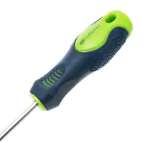  Отвертка  SL5 х 75 мм  CrV  двухкомпонентная рукоятка Сибртех Только в розницу