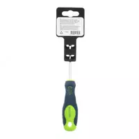  Отвертка  SL5 х 75 мм  CrV  двухкомпонентная рукоятка Сибртех - ООО QUATTRO PRO