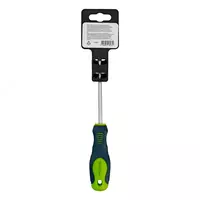  ООО QUATTRO PRO - Отвертка  SL5 х 100 мм  CrV  двухкомпонентная рукоятка Сибртех