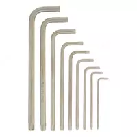  Набор ключей имбусовых Tamper-Torx   9 шт: ТТ10-ТТ50.45x  закаленные  удлиненные  никель Сибртех Только в розницу