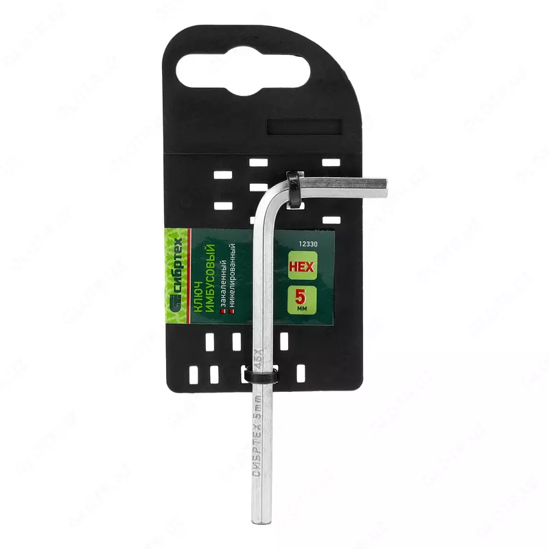  Ключ имбусовый HEX  5 мм  45x  закаленный  никель Сибртех Только в розницу