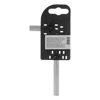  ООО QUATTRO PRO - Ключ имбусовый HEX  9 мм  45x  закаленный  никель Сибртех