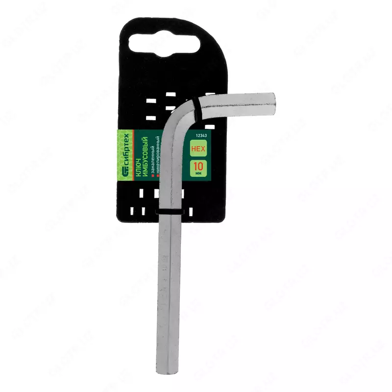  Ключ имбусовый HEX  10 мм  45x  закаленный  никель Сибртех ООО QUATTRO PRO
