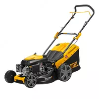 Газонокосилка бензиновая GLD-460  146 куб.см  ширина 46 см  ручная  7 уровней  травосборник 50 л Denzel