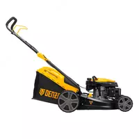   Газонокосилка бензиновая GLD-460  146 куб.см  ширина 46 см  ручная  7 уровней  травосборник 50 л Denzel