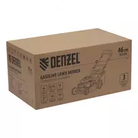  Газонокосилка бензиновая GLD-460  146 куб.см  ширина 46 см  ручная  7 уровней  травосборник 50 л Denzel ООО QUATTRO PRO
