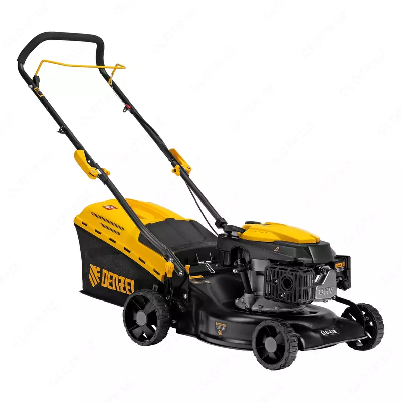 Газонокосилка бензиновая GLD-420  146 см3  ширина 42 см  40 л Denzel - 
