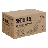  Газонокосилка бензиновая GLD-420  146 см3  ширина 42 см  40 л Denzel ООО QUATTRO PRO