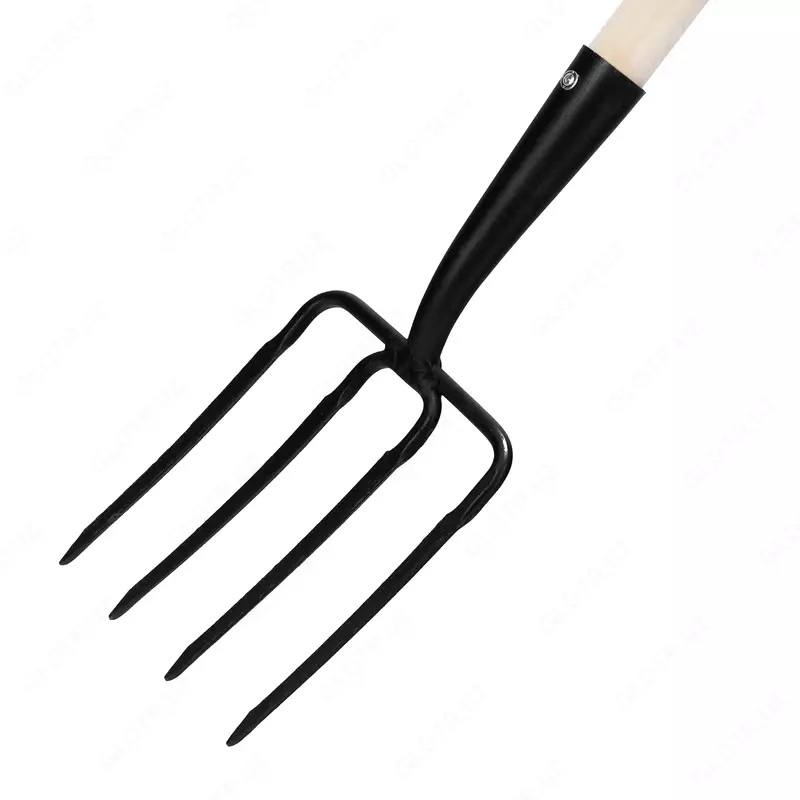   Вилы 4 - х рогие  огородные  175х220х1320 мм  кованые  деревянный черенок  Арти 