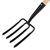  Вилы 4 - х рогие  копальные  190х220х1320 мм  кованые  деревянный черенок  Арти  ООО QUATTRO PRO