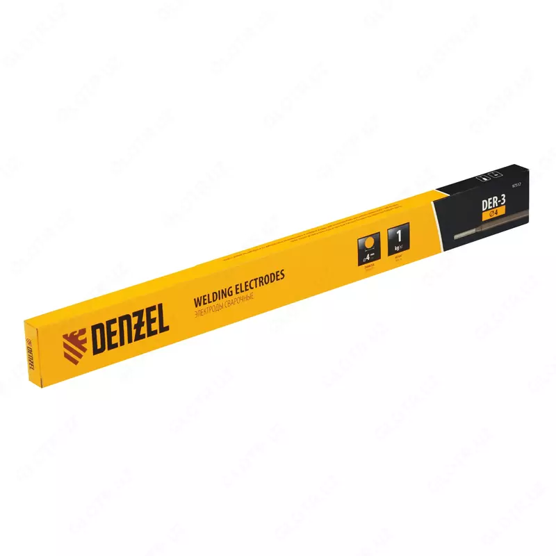  Электроды DER-3  диам. 4 мм  1 кг  рутиловое покрытие Denzel ООО QUATTRO PRO
