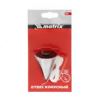  ООО QUATTRO PRO - Отвес конусный  200 г  шнур 5 м Matrix