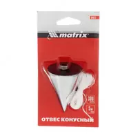  ООО QUATTRO PRO - Отвес конусный  300 г  шнур 5 м Matrix