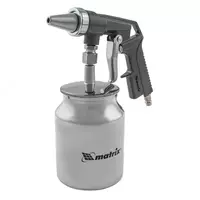 Пистолет пескоструйный с нижним бачком  пневматический Matrix
