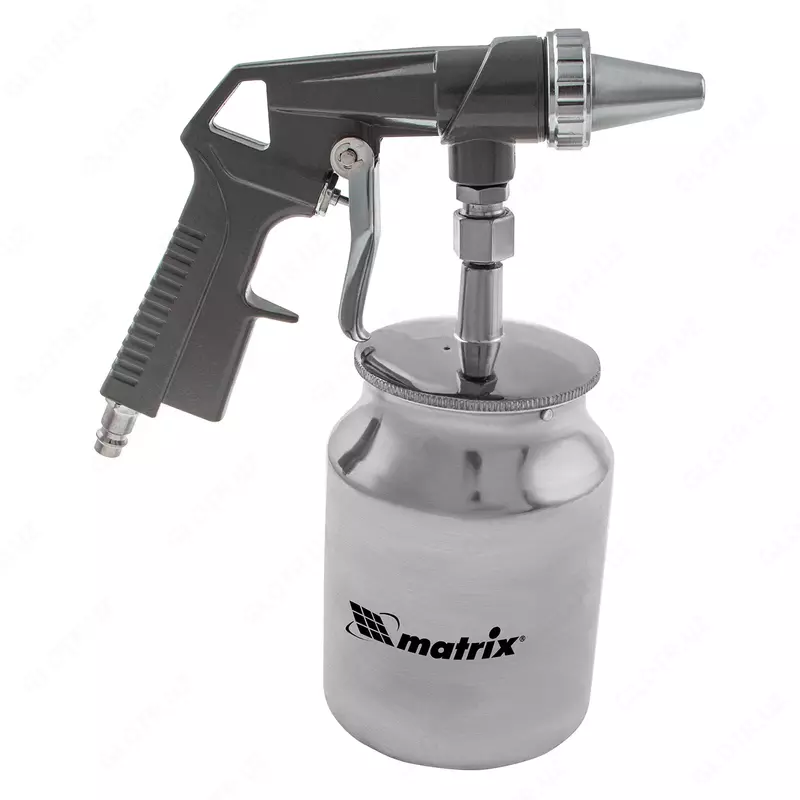  Пистолет пескоструйный с нижним бачком  пневматический Matrix - 