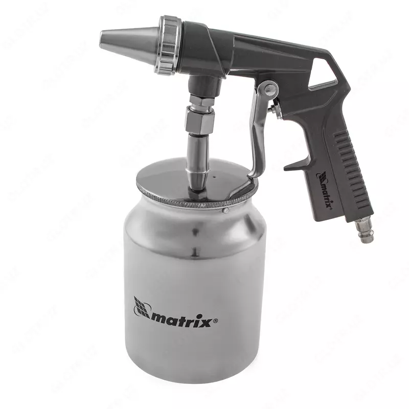   Пистолет пескоструйный с нижним бачком  пневматический Matrix