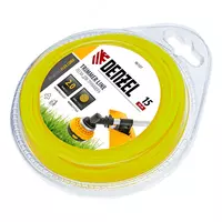 Леска для триммера  круглая 2 мм х 15 м  блистер Flex cord Denzel