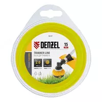  Леска для триммера  круглая 2 мм х 15 м  блистер Flex cord Denzel - 