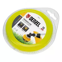 Леска для триммера  круглая 3 мм х 15 м  блистер Flex cord Denzel