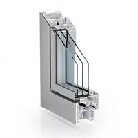 от {0} сум ПВХ окна Система центрального уплотнения TROCAL 76 AluClip Zero.