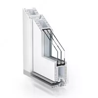 ПВХ двери 76-мм системы :Жилые двери TROCAL 76.