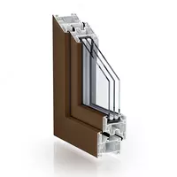   ПВХ окна 76-мм системы: Стандартное центральное уплотнение Kömmerling 76.