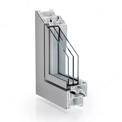 PVX  oynasi 76mm tizimi: Kömmerling 76 AluClip Zero Markaziy muhrlash tizimi. - 2 500 000 so'm / donadan