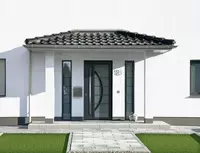 Platinum Standart - PVX eshik 76 mm tizim: Kömmerling 76 turar-joy eshigi.