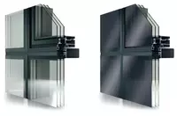 Alyuminiy konstruktsiyalar. Fasad oynalari IF 50 SSG .