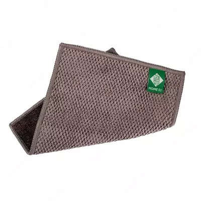 Idishlarni yuvish uchun tola Green Fiber Home S1, 20x16 sm (#06002, kulrang)