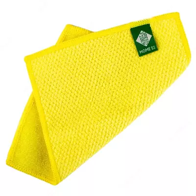 Idishlarni yuvish uchun tola Green Fiber Home S1, 20x16 sm (#06006, sariq)