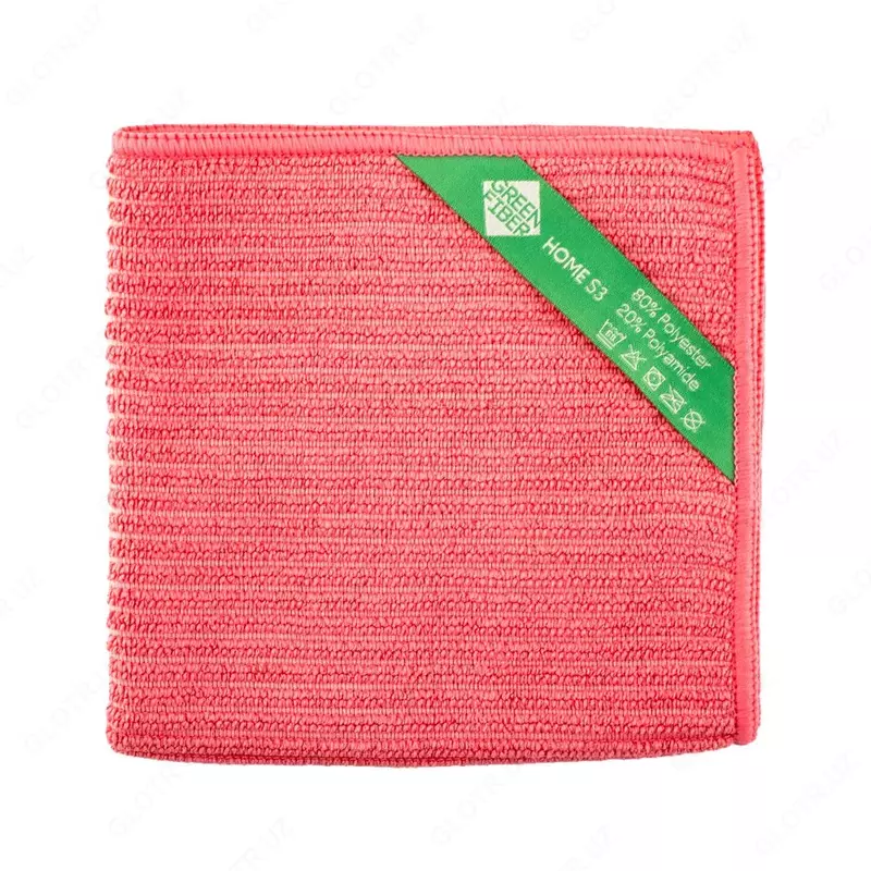 Файбер ребристый Green Fiber Home S3, 30х30 см (#06028, коралловый)
