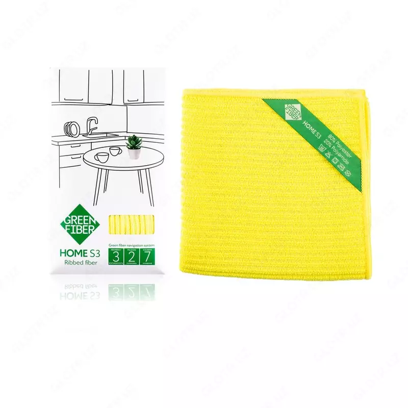 Tolali tolali Green Fiber Home S3, 30x30 sm (#06030, sariq)