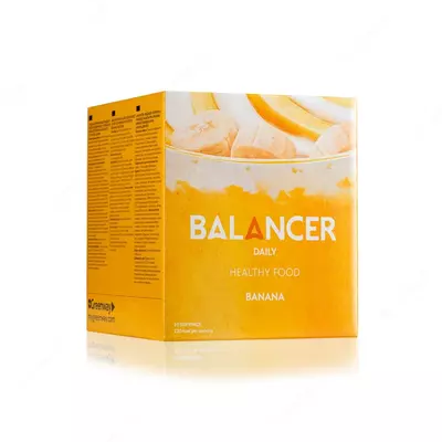 Коктейль BALANCER DAILY со вкусом "Банан", 10 саше х 52 гр (#01213)