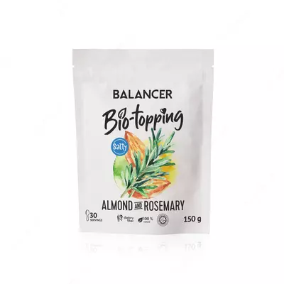 Комплекс клетчатки BALANCER Bio-topping «Миндаль & розмарин» 150 гр (#01222)