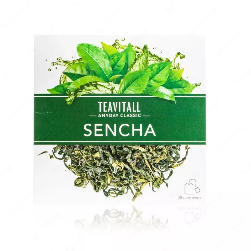  Чай зеленый TEAVITALL ANYDAY CLASSIC Sencha  38 фильтр-пакетов (#01614) - 