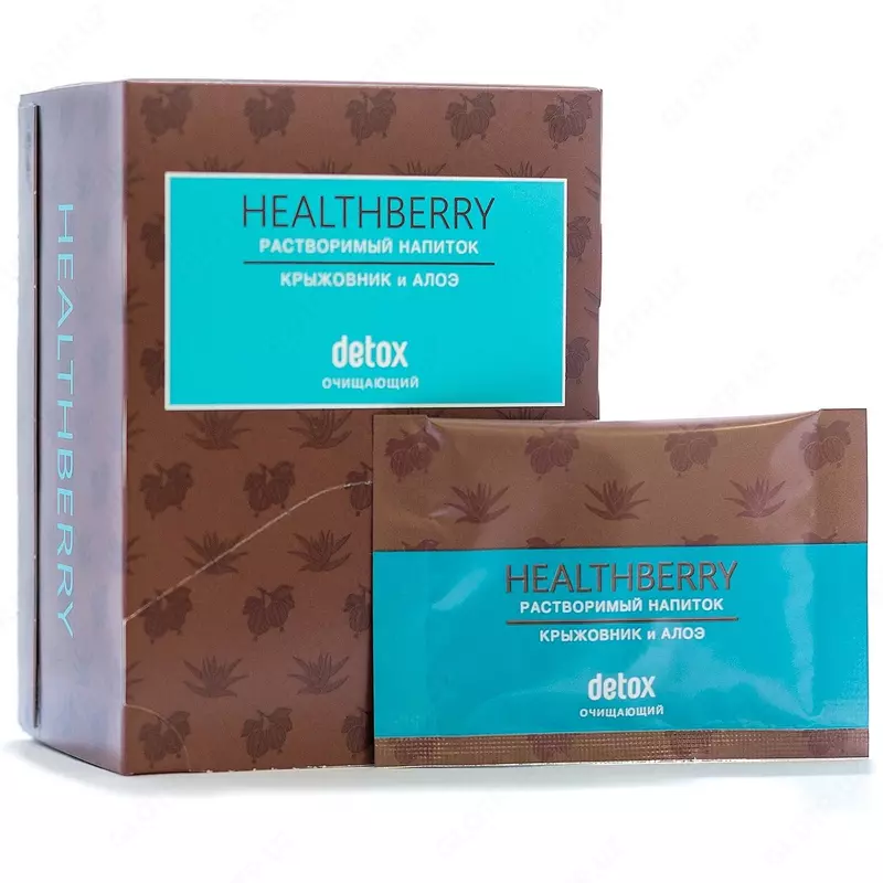  Растворимый напиток HEALTHBERRY DETOX  14 саше х 6 г (#01401) - 
