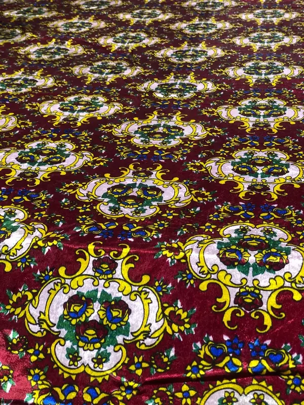 Tkan plyush baxmal Samarqandda - Ulugbek Textile