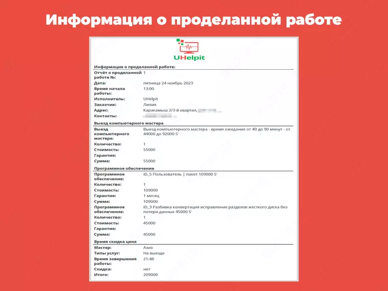 Hammasi joyida! Dasturchi. Masofadan yordam tez va tabassum bilan Chakana savdo