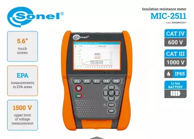 MIC-2511 O'lchov vositalari
