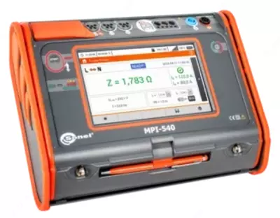 MPI-540 F-3A qisqichsiz elektr inshootlarining elektr xavfsizligi parametrlari hisoblagichi