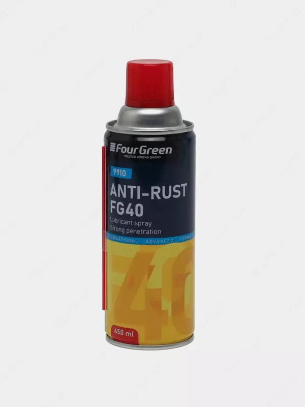"FOURGREEN" FG-40 9910 (450 ml) avtomobillari uchun moylash va korroziyaga qarshi sprey