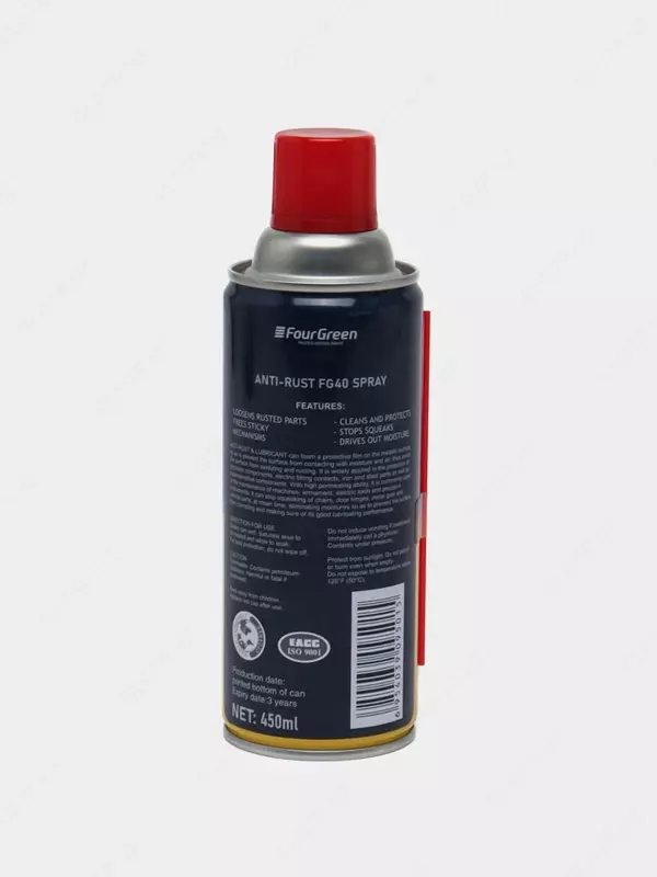 "FOURGREEN" FG-40 9910 (450 ml) avtomobillari uchun moylash va korroziyaga qarshi sprey - 15 587.1 so'm