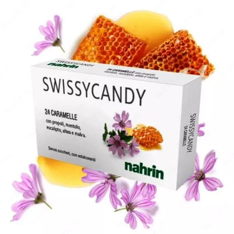 200 200 сум Леденцы для горла "Swisscandy" Swiss Nahrin Швейцария