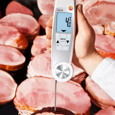 testo 104-IR - Складной водонепроницаемый пищевой термометр/ИК-термометр