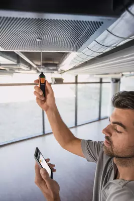 testo 805 i - ИК-термометр с Bluetooth, управляемый со смартфона/планшета testo 805 i - ИК-термометр с Bluetooth, управляемый со смартфона/планшета