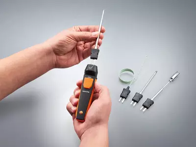 Комплект testo 915i - Термометр со сменными зондами, управляемый со смартфона